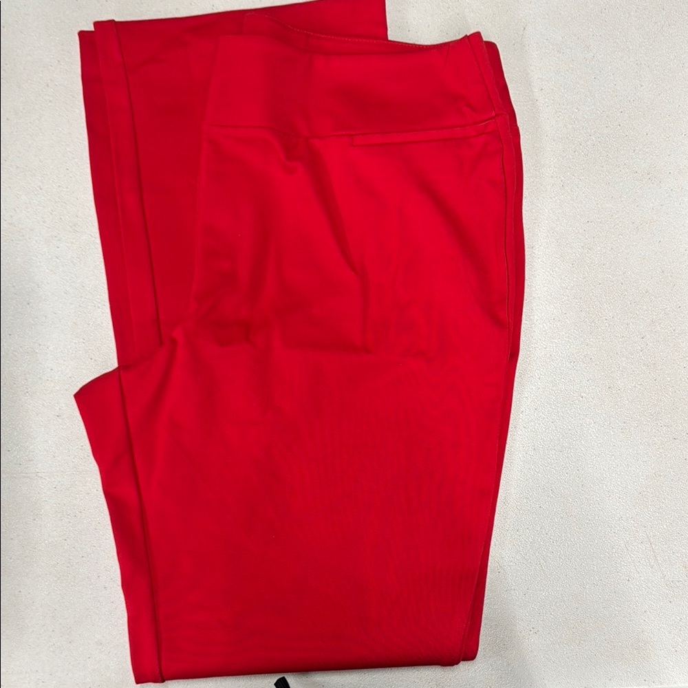 NWT New York & Company NY&C XL red pant